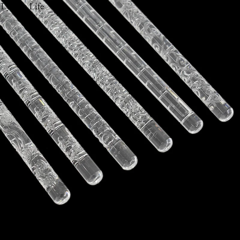 Transparent Acrylic Wave Pattern Rolling Pin Polymer Clay Tools DIY Embossing Texture Print polymer clay tools