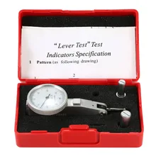 Стрелочный индикатор, измерительный прибор, вертикальный контакт, прецизионный инструмент с 7 драгоценными камнями, подшипник 0,01 мм, точность 0-0,8 мм, диапазон измерения