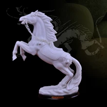 Керамическая лошадь Белый Офис успеха декоративная ваза фэн шуй украшения керамические подарки