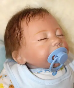 

18 inch Silicone reborn babies dolls for girls toys lifelike newborn baby bonecas reborn realista bebe gift