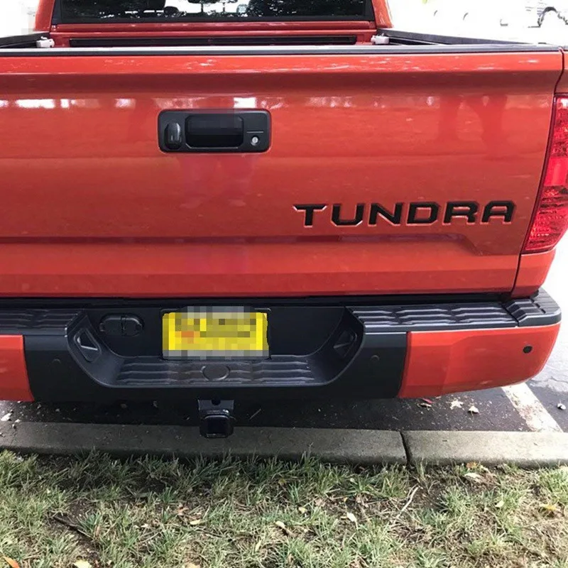  2 Colors 3D Raised Metal Emblem Badge Letter Insert for TOYOTA TUNDRA Tailgate 2014 2015 2016 2017 