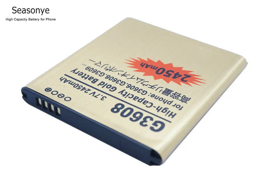 Батарея для Samsung galaxy Core Prime G360 G3608 G3606 G3609 2x2450 мАч EB BG360CBC/EB BG360CBU|battery for samsung|battery forbattery