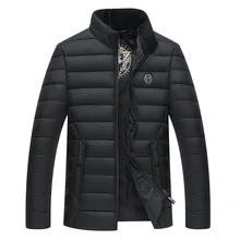 2017 Male Brand Winter White Duck Down Jacket Men’s Made Of Goose Feather Long Coats Thicken Warm Puffer Windproof Black Parka