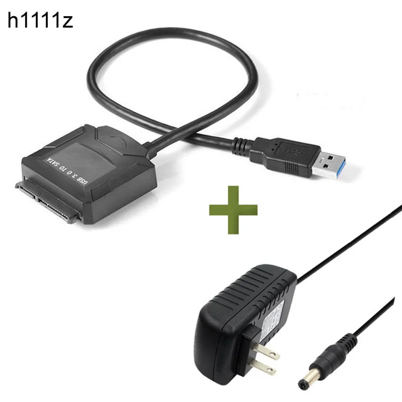 USB 3 0 на SATA кабель с адаптером питания для 5-дюймового жесткого диска 2 5 дюйма SSD HDD