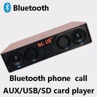 "+ 1,5" Высокая мощность динамик сабвуфер беспроводной Bluetooth SD USB динамик s DC 12 В/AC 110~ 240 В для автомобиля ПК телефона MP3