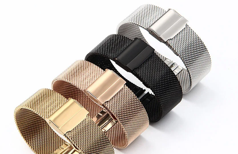 

Stainless Steel Mesh Watch Strap, Quick Release Watch Band, Mesh Wrist Band 20mm Milanese Watchband