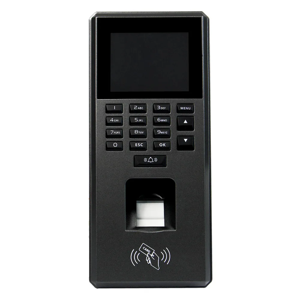 

Fingerprint Access Control Attendance Machine Full Function 2.4 "TFT Color Screen F6146H