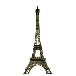 Латунь Тон Париж Эйфелева башня Статуэтка Статуя Имитация Скульптура сувенир 25 см медицины медные украшения реального латунь