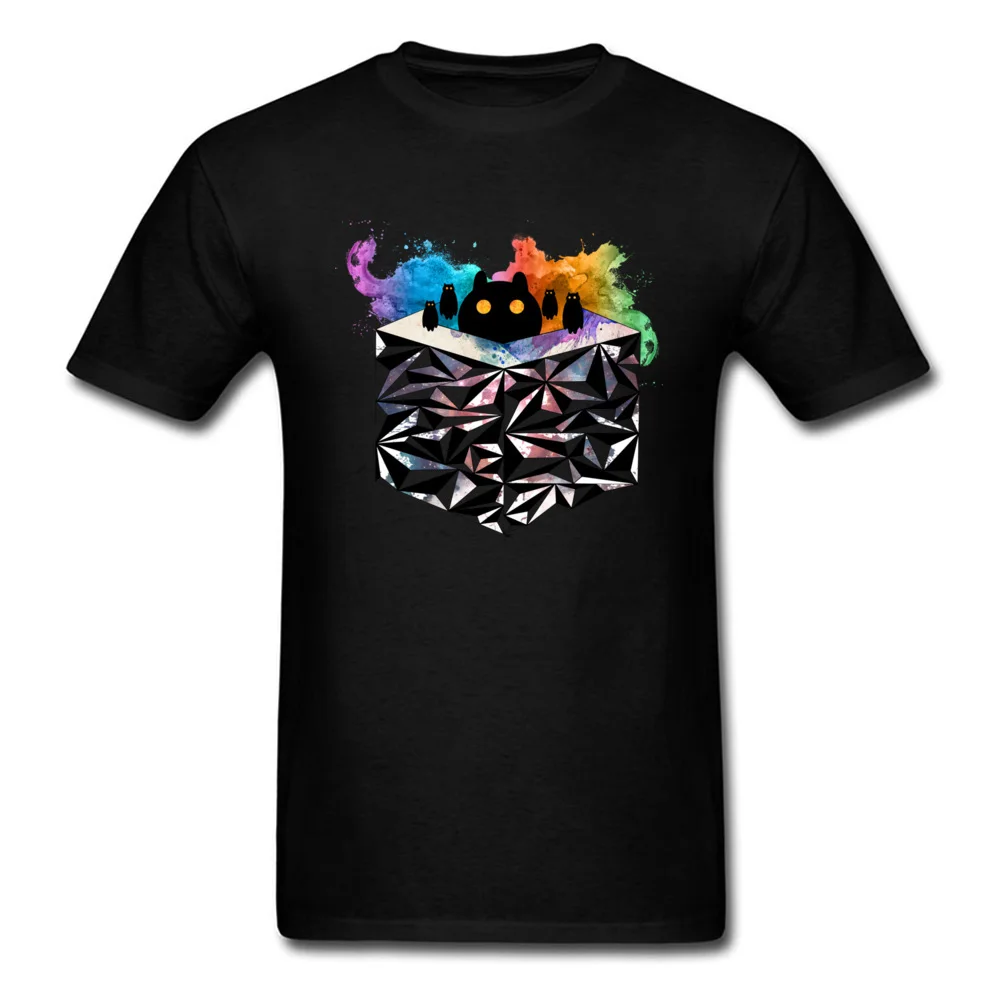 

Lasting Charm Monsters In A Box Sports T-shirt For Men Black White Sports T Shirts Geometric Designer Top Cute