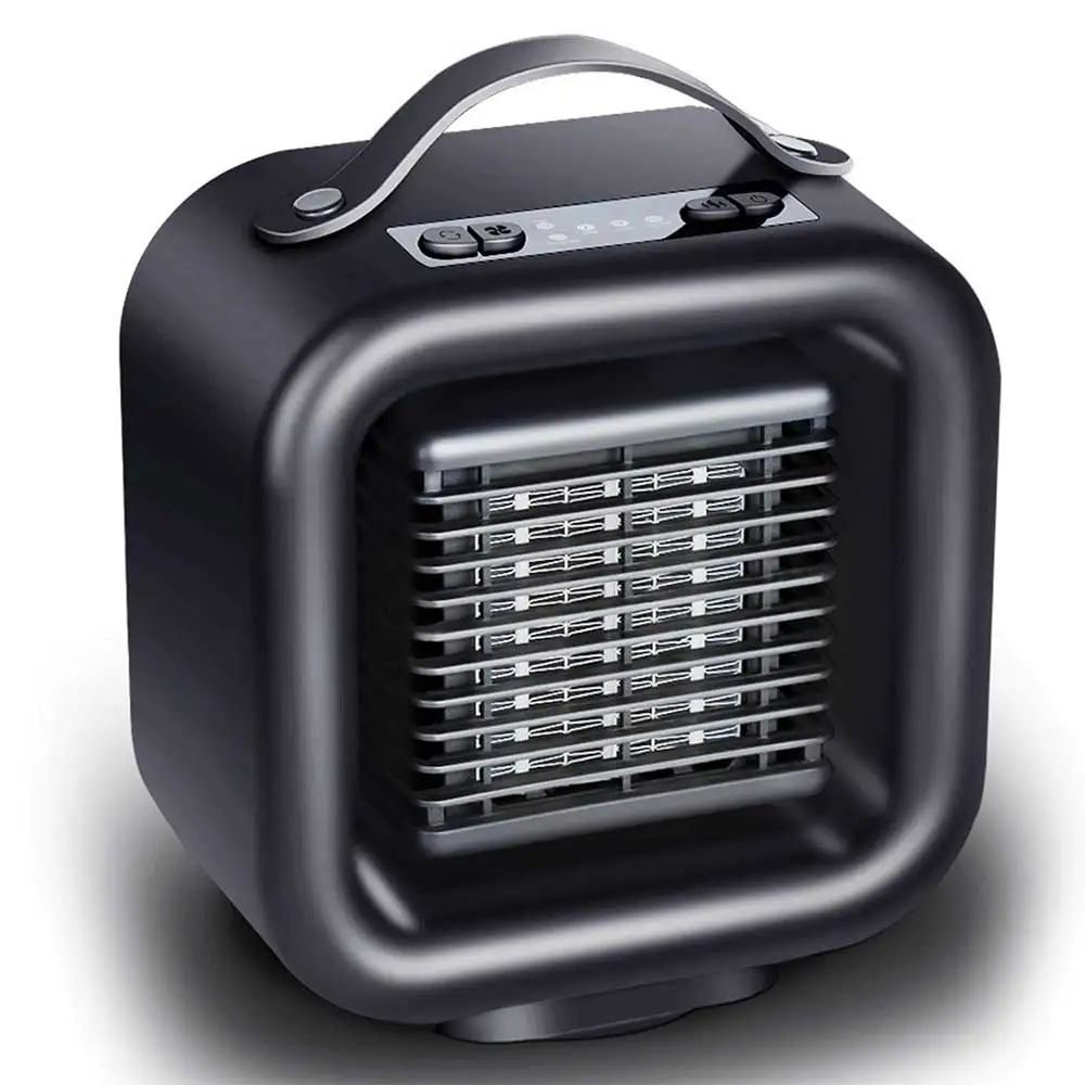 

PTC Ceramic Space Heater Mini Electric Heating 1000W Warm Winter Desktop Portable Fan Heater for Indoor Home Office
