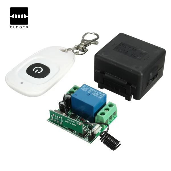 

1PC New Arrival 315MHz DC 12v 10A Relay 1CH wireless RF Remote Control Switch Transmitter + Receiver Favorable Integrated Board