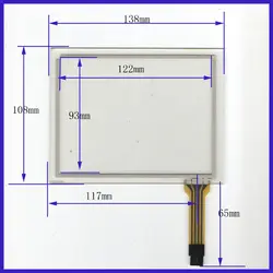 Для VT515W 138 мм * 108 мм на дисплее TR4-057F-19 compatoble ООН UG Новый Сенсорный экран 5,7 дюйма Стекло 138*108 коммерческого использования