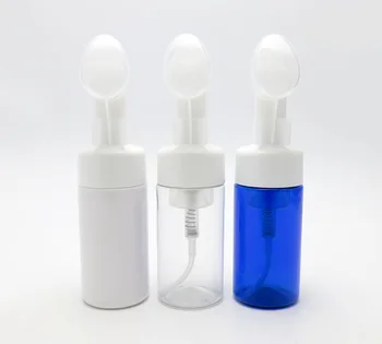 

New Arrival!! 20pcs/lot 100ml DIY Clear Blue pet plastic foaming bottle 100cc Transparent Foaming pump Containers
