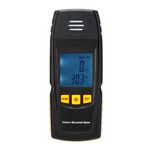 Угарный газ метр Высокая точность Портативный газа CO монитор детектор датчик 0-1000ppm цифровой тестер утечки газа