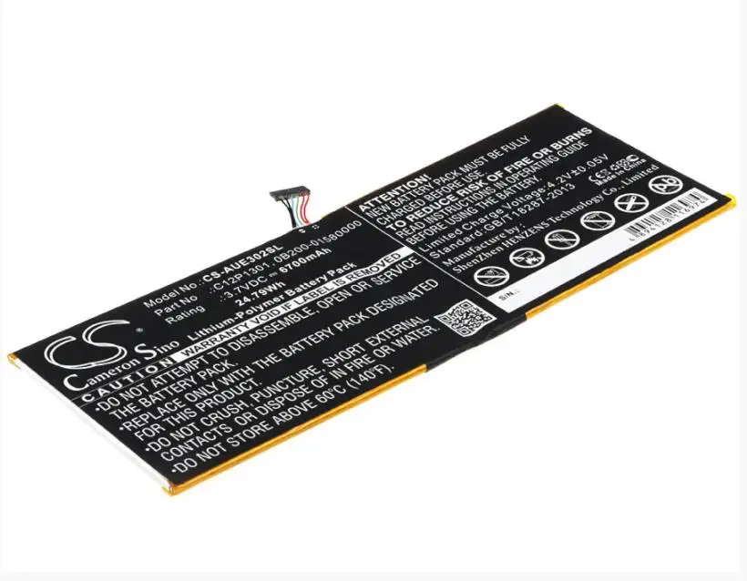 Аккумулятор Cameron Sino 6700 мАч для ASUS K00A ME302C Memo Pad FHD 10 MEMO PAD Transformer TF303K 1D021A C12P1301|Цифровые