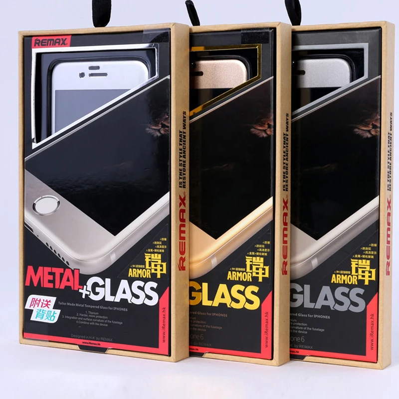 Remax Aura Magic закаленное стекло для iPhone 6 6S 4 7 дюймов полное покрытие экрана Защитная