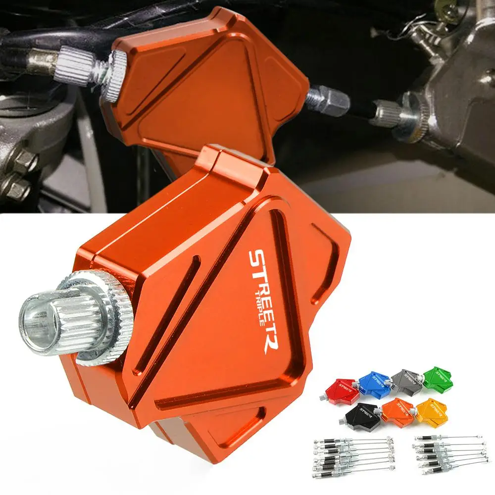 

For TRIUMRH 675 STREET TRIPLE R RX 675 STREET TRIPLE R/RX 2008-2015 Motorcycle CNC Aluminium Stunt Clutch Easy Pull Cable System
