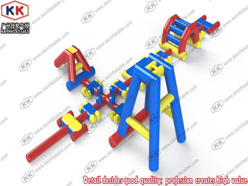 КК завод надувной водный парк игры на море океан, комбинированный надувные водные развлечения equipements