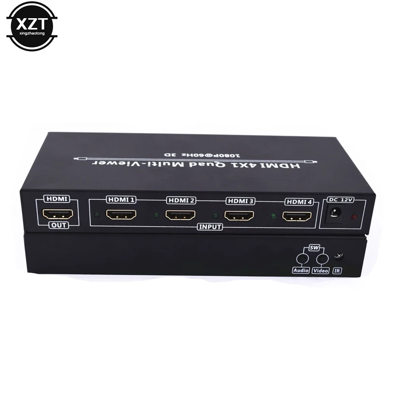 1 шт. Высокое качество 1080P 60 Гц 3D IR Control 4X1 HDMI мульти просмотра сплиттер бесшовный