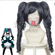 Аниме Черный дворецкий Ciel Phantomhive косплей женский серебряный серый волнистый парик высокого качества