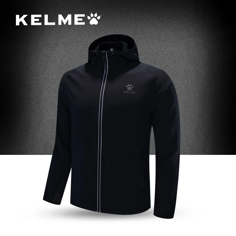 

KELME Spring Autumn Mens Hiking Sport Jackets Male Outdoor Camping Trekking Climbing Coat For Waterproof Windproof Thin 3881203
