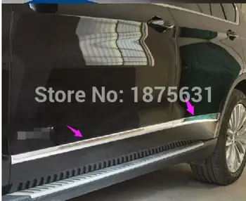 

Chrome Doors Body Molding Cover Trims 4pcs / set For bmw X5 F15 2014 2015