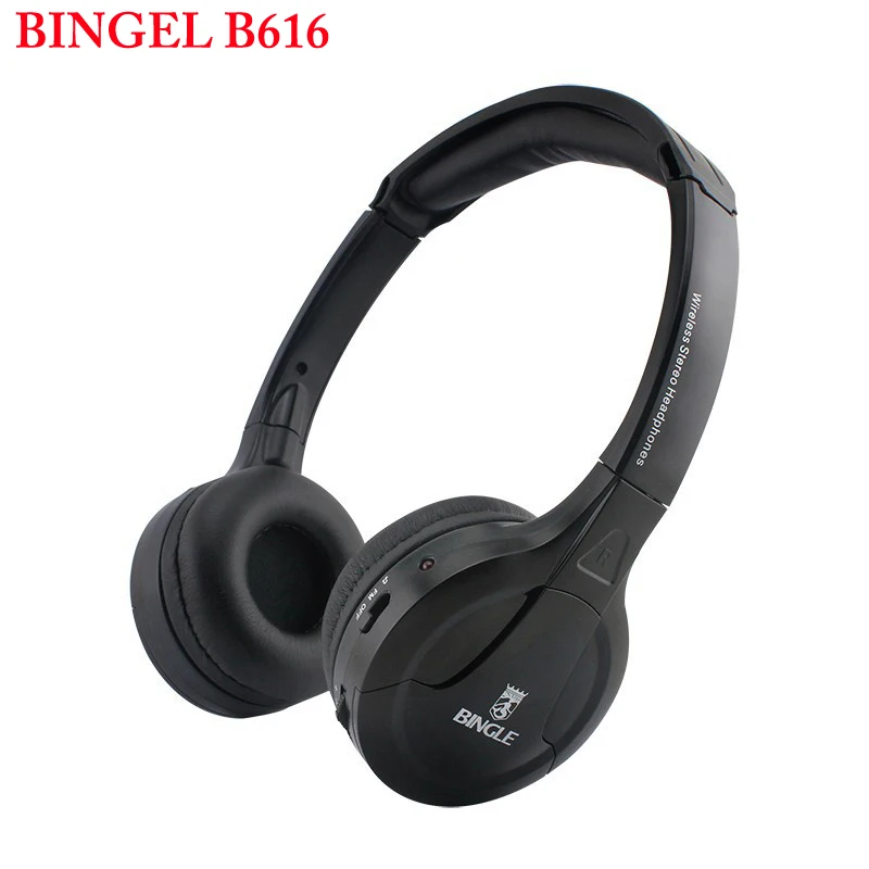 Беспроводная стереогарнитура Bingle B616 наушники с микрофоном FM радио для MP3 ПК ТВ
