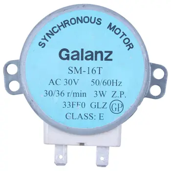 

Sm-16t ac 30v 3.5 / 4w 30/36 r/min synchronous motor for Galanz microwave oven