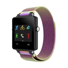 CARPRIE часы Миланская нержавеющая сталь Ремешок Браслет для Garmin Vivoactive ацетат DE27 Прямая