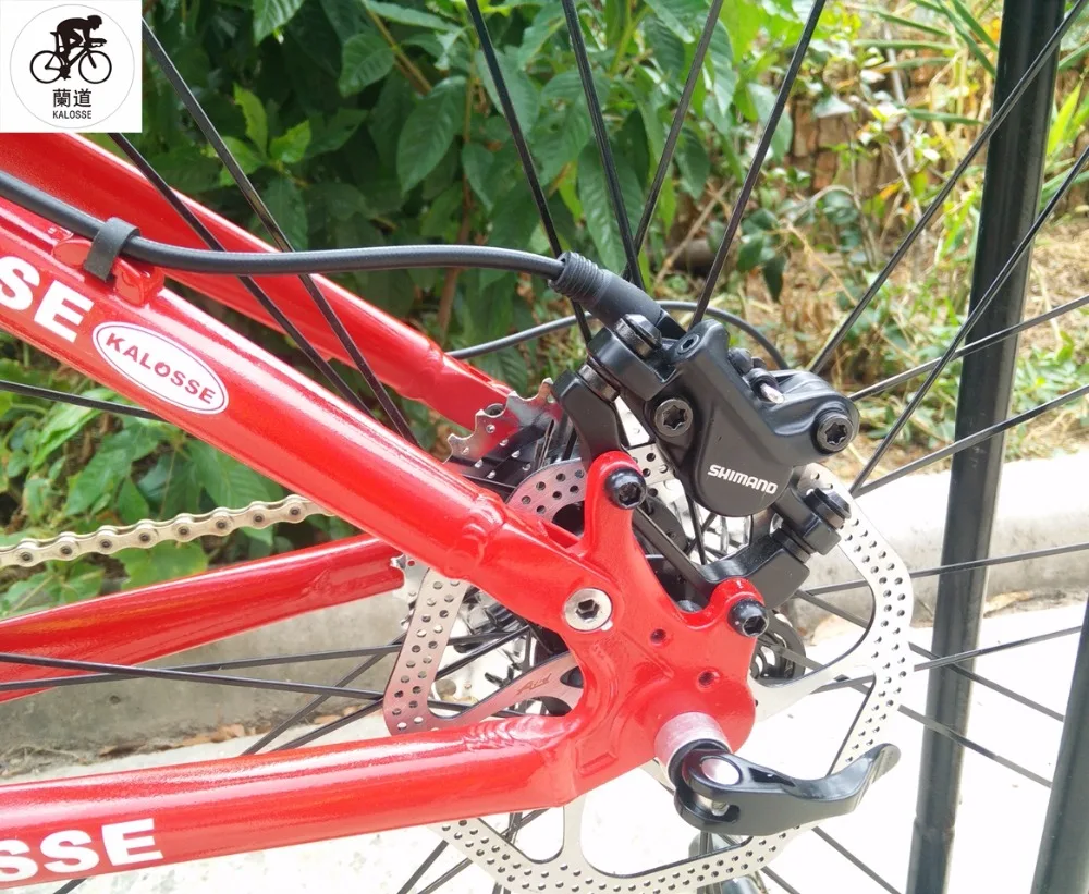 Cheap Kalosse   Hydraulic brakes  bicicleta mountain bike woman  26er    bikes alloy   26*17 inch  30 speed 5