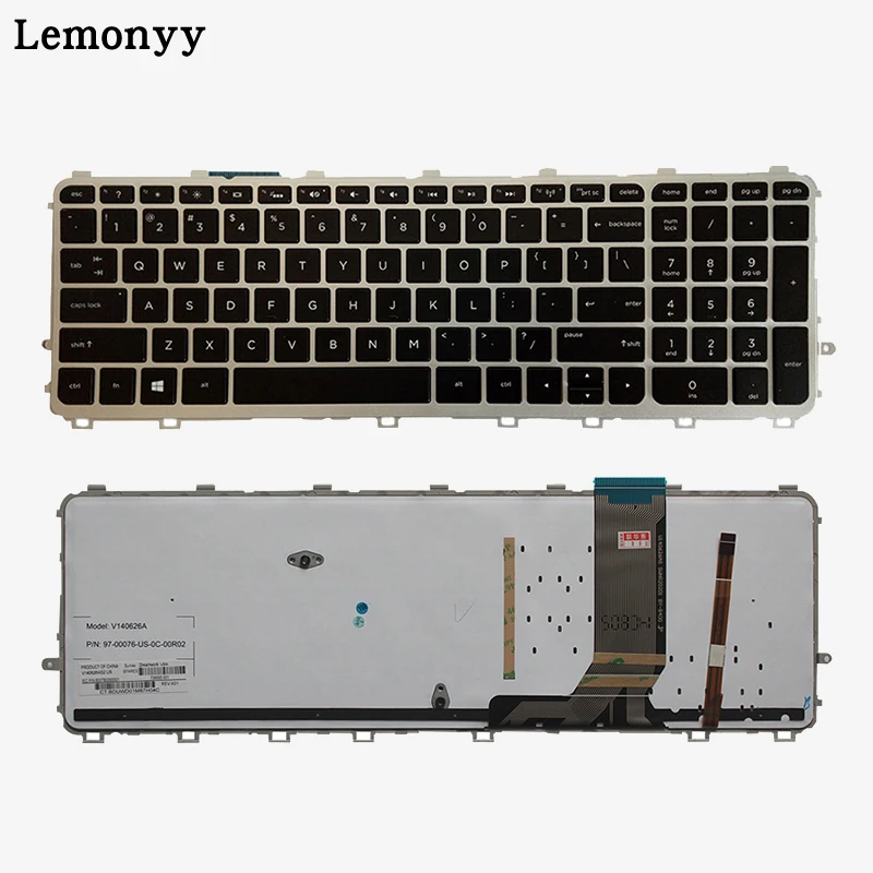  US Laptop keyboards for HP envy 15-J 15T-J 15Z-J 15-J000 15t-j000 15z-j000 15-j151sr English silver