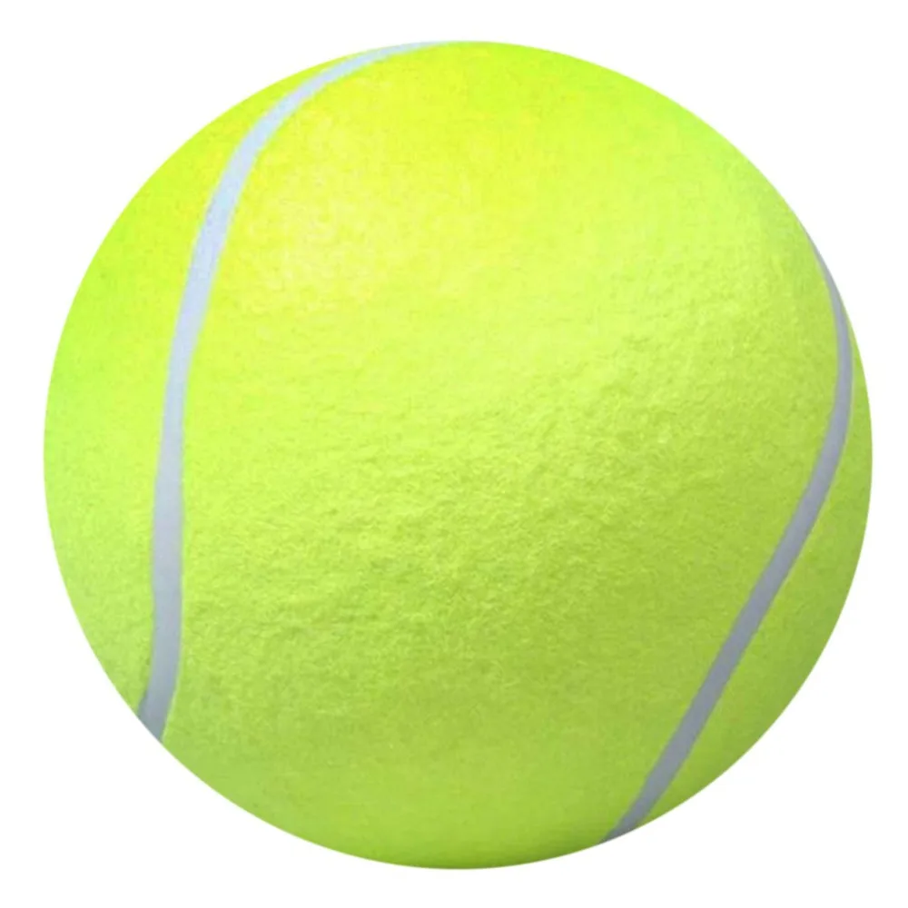 TSAI 24cm Tennis Ball Giant Air Inflation Tennis Ball Outdoor Sports Indoor Toy Signature Mega Jumbo Kids Toy Ball