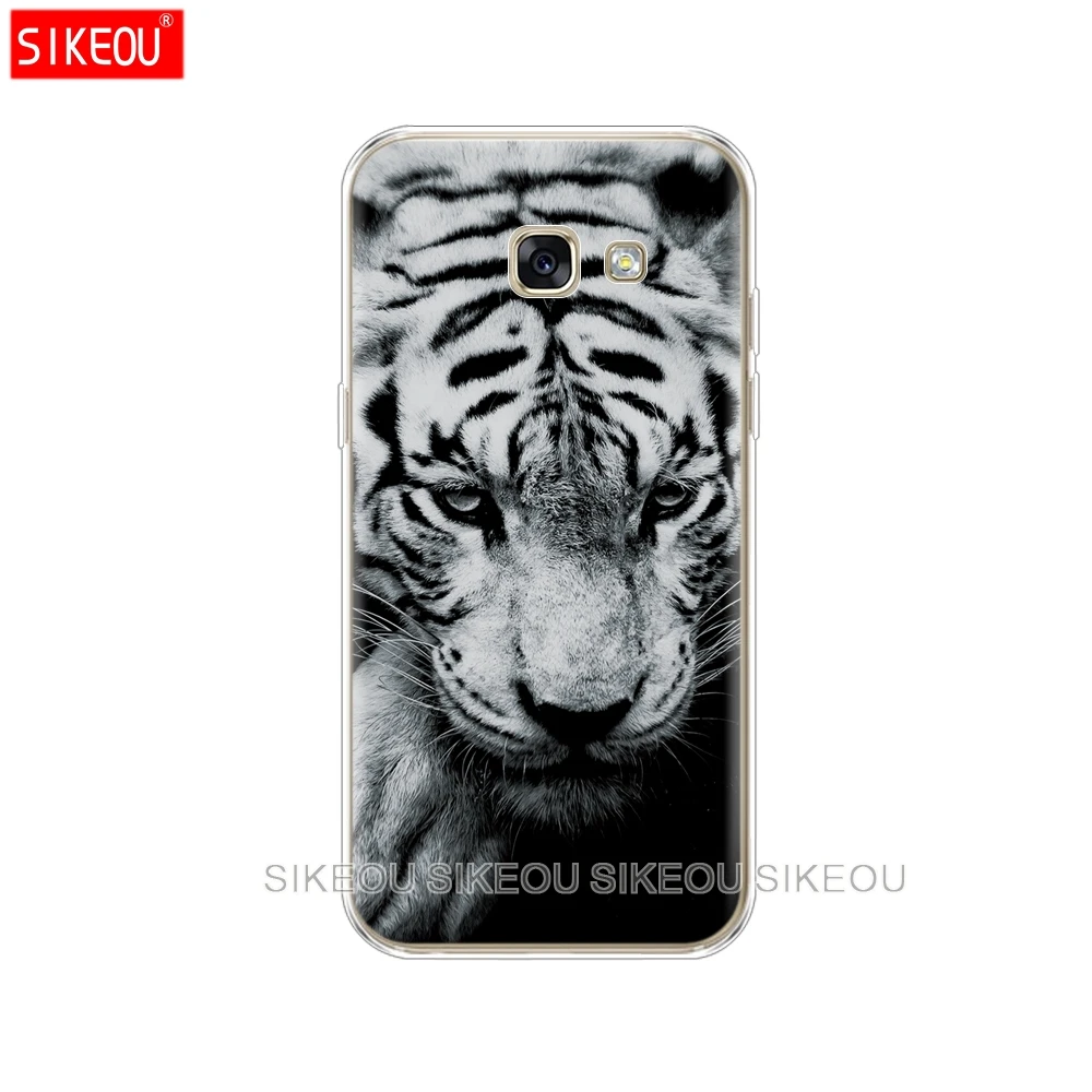Чехол Мягкий силиконовый чехол для телефона для samsung Galaxy A5 SM-A520F Крышка для samsung A5 Волк тигр, Лев, Леопард медведь