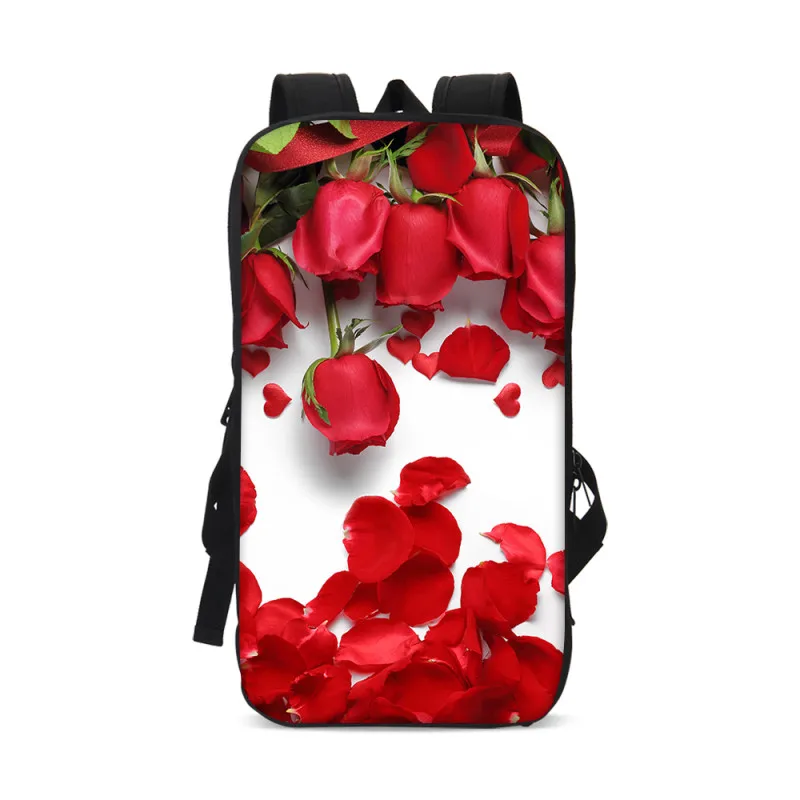 

VEEVANV Multicolor 3D Pattern Tablet Computer Bags 1600D/Polyester 13 Inch Travel Backckpack For Children Flowers Ipad Backpacks