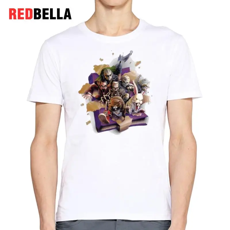 Redbella 3D футболка человек Хэллоуин 90 s смешная пародия рисунок печати хлопок