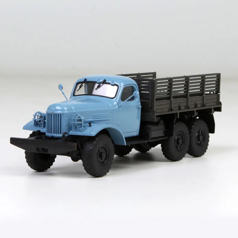 1/43 русская советская модель грузовика, игрушечный автомобиль, синий фургон, литые под давлением автомобили, коллекция автомобилей из сплава, игрушки