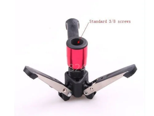 3/8 screw Tripod Monopod Support Stand Universal Three Feet 3 Legs Base For Manfrotto DSLR Came | Электроника