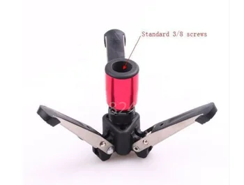 

3/8 screw Tripod Monopod Support Stand Universal Stand Three Feet 3 Legs Monopod Support Stand Base For Manfrotto DSLR Came