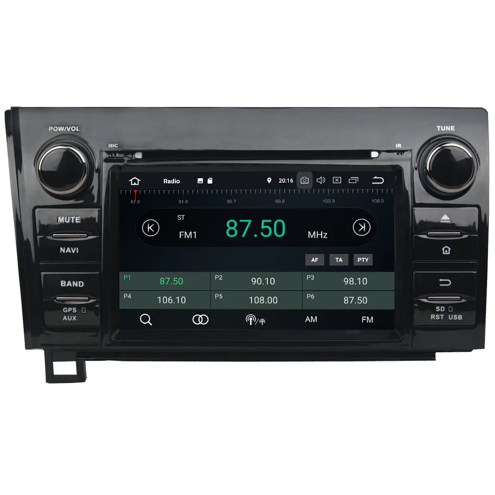 Perfect KLYDE 4G Octa Core Android 8 7.1 4GB+32GB Car DVD Player Radio GPS For Toyota Tundra Sequoia 2007 2008 2009 2010 2011 2012 2013 2