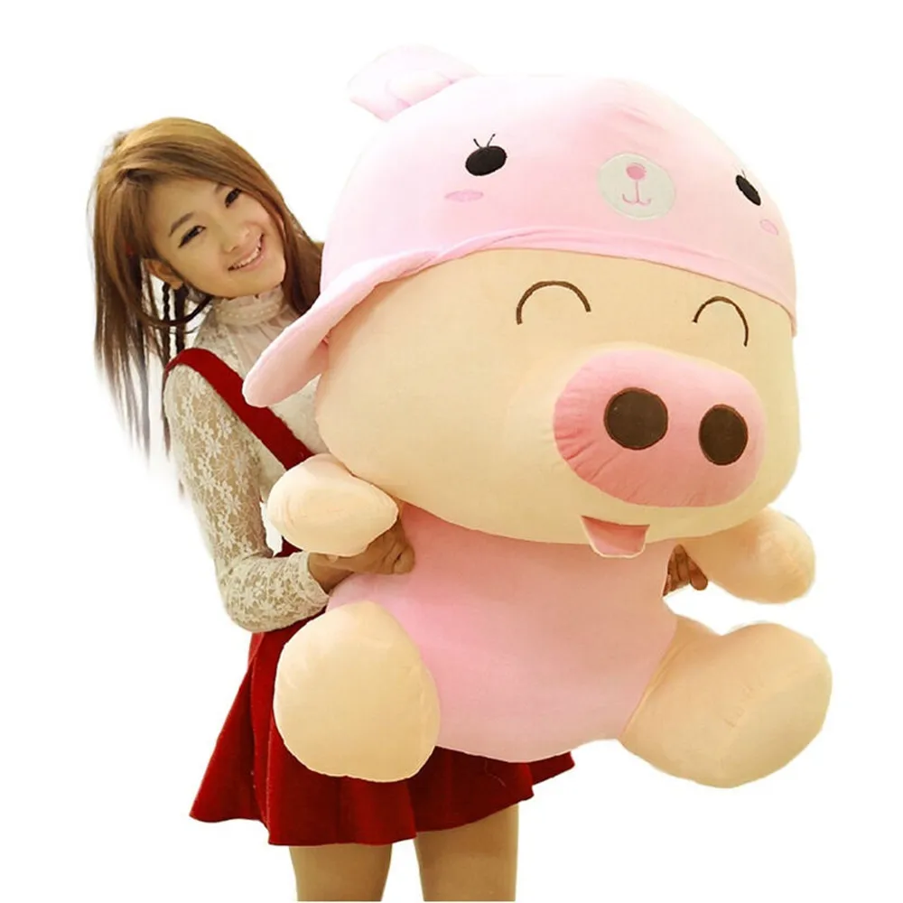 

Fancytrader 37'' / 95cm Giant Big Super Cute Stuffed Soft Plush McDull Pig Toy, Many Models FT50371