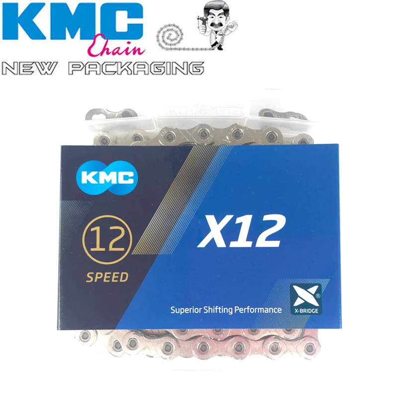 

KMC X12 Silver Chain Superior Shifting Performance 12 Speed MTB Road Bike Chains 126L