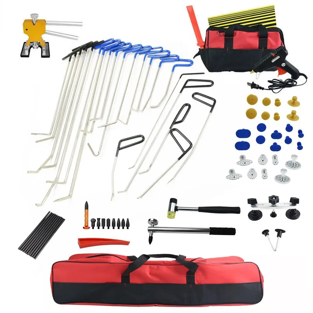 

FURUIX PDR Tools Ding Dent Repair Rods Professional Paintless Hail Removal Big Kit