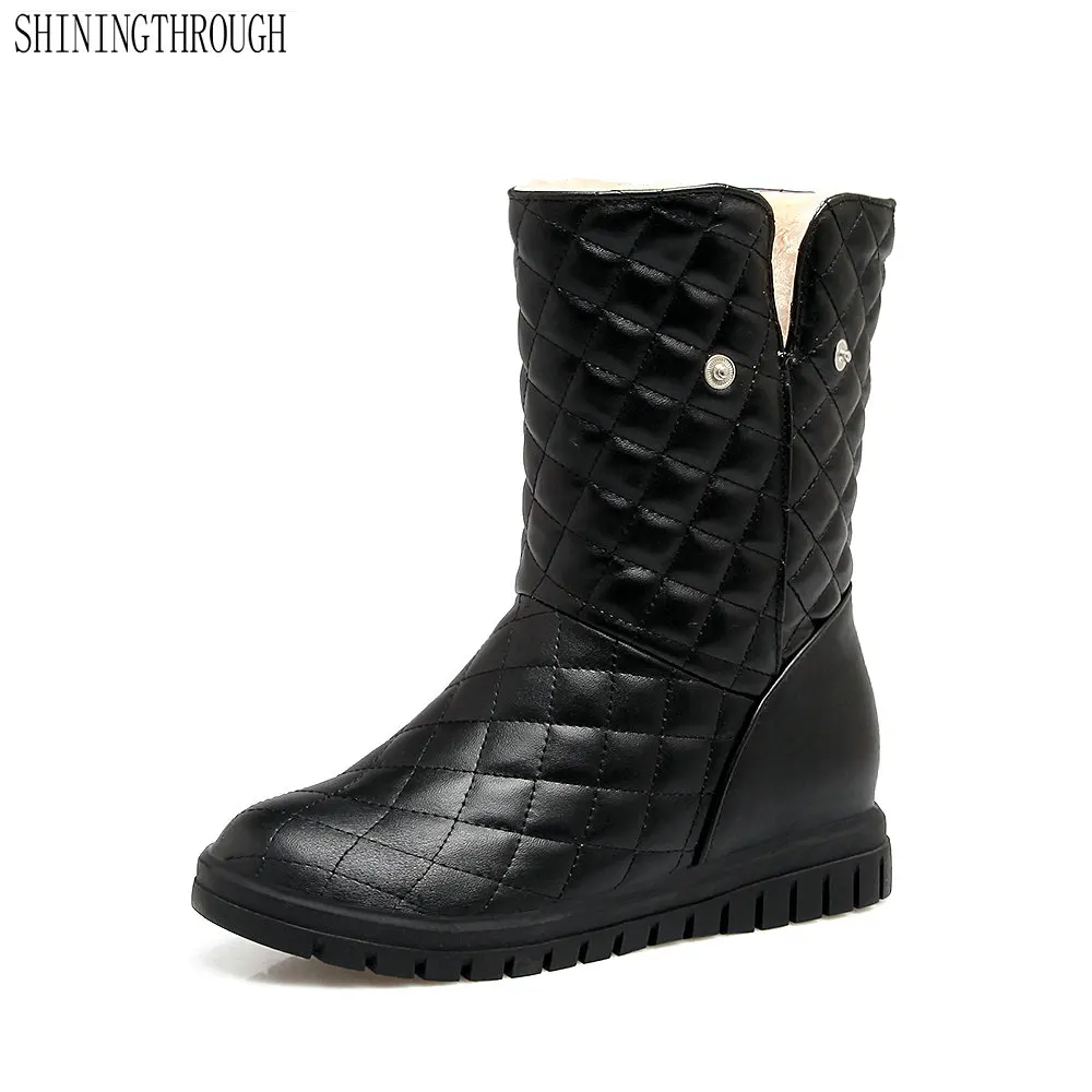 

2018 New women boots flat shoes woman casual ankle boots woman winter snow boot dress boots women