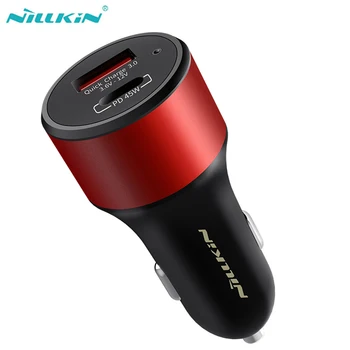 

NILLKIN Car Charger 45W USB PD QC3.0 Quick Charge Mobile Phone Charger Type C Fast Charging for iPhone/Samsung/Huawei/Xiaomi