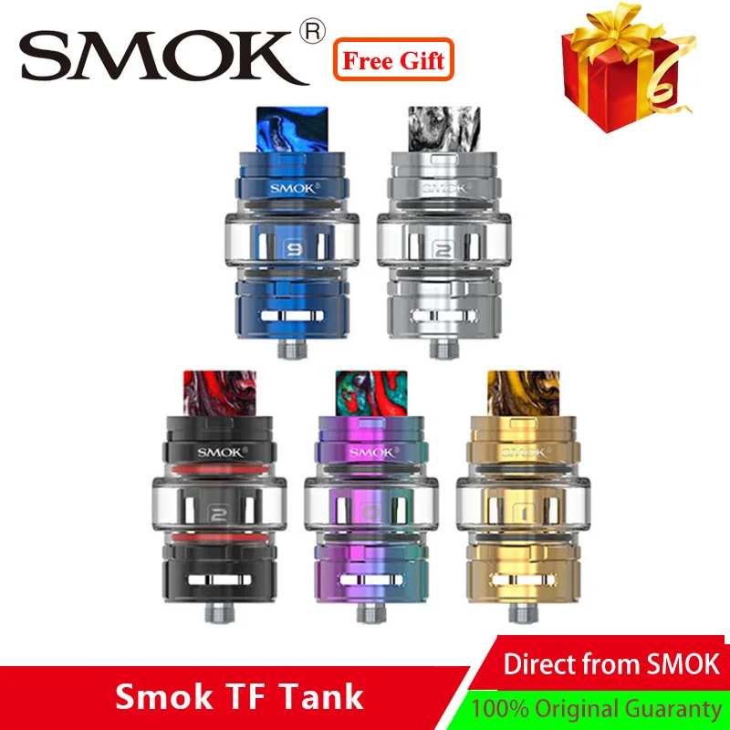 Newest Smok TF Tank  Atomizer 6ml Capacity TF BF-Mesh Core Electronic Cigarettes Morph vaporizer atomizer fit Morph Vape kit