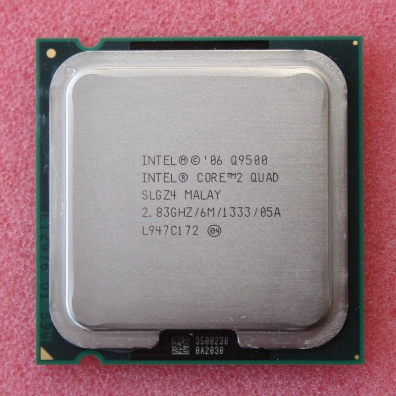 Процессор Intel Core 2 Quad Q9500 83 ГГц 6 Мб 1333 МГц разъем 775 ЦП 100% рабочий|775 cpu|2 quad q9500socket cpu |