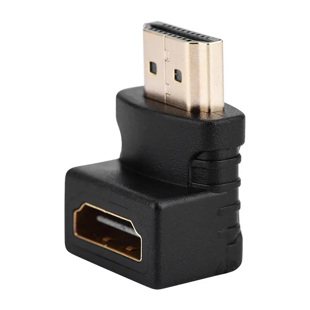 

HDMI Cable Adapter Converters 90 Degree Angle HDMI Male to HDMI Female for 1080P HDTV Cable Adaptor Converter Extender