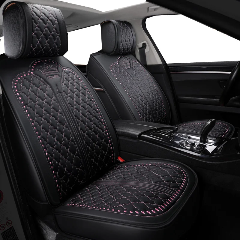 Universal PU Leather car seat covers For Skoda Octavia Fabia Superb