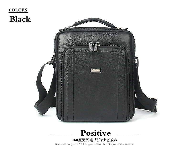 High Quality leather man bags