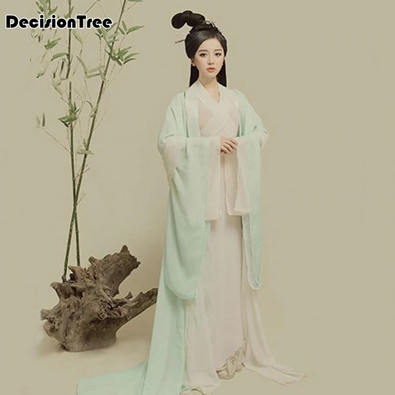 

2017 summer long sleeve women chinese tradiational dance costume female ancient national dance dress for stage hanfu clothing